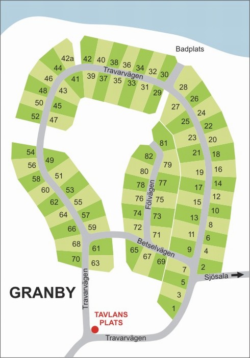 Orienteringskarta Granby